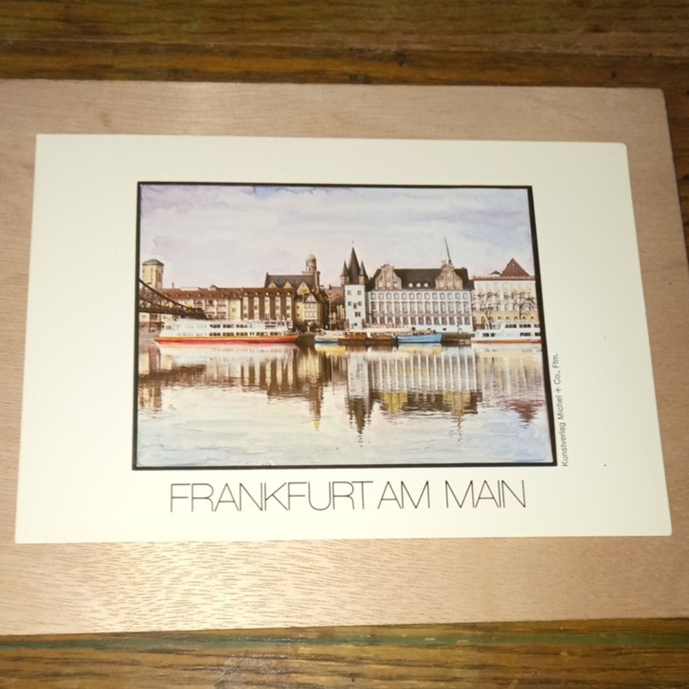 Frankfurt Am Main Cityscape Vgt Postcard